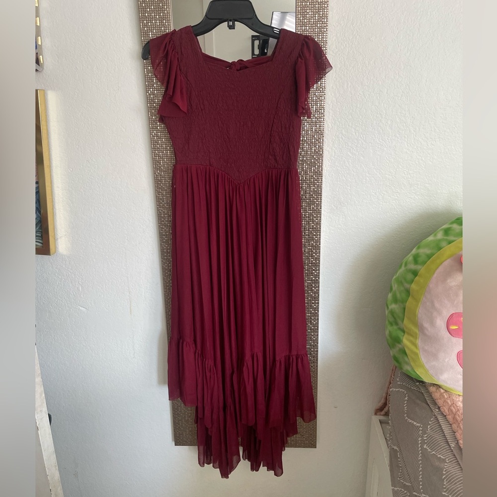 Burgundy Joyfolie dress, size 14